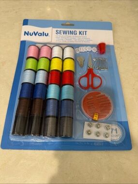 Multicolor Sewing Kit - Assorted Threads and Accessories